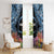 Personalised Nukuoro Micronesia Atoll Window Curtain with Pacific Coral Reef