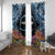 Personalised Nukuoro Micronesia Atoll Window Curtain with Pacific Coral Reef