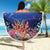 Penrhyn aka Tongareva Cook Islands Atoll Personalised Beach Blanket with Pacific Coral Reef Blue Vibe