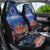 Penrhyn aka Tongareva Cook Islands Atoll Personalised Car Seat Cover with Pacific Coral Reef Blue Vibe