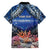 Penrhyn aka Tongareva Cook Islands Atoll Personalised Hawaiian Shirt with Pacific Coral Reef Blue Vibe