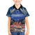 Penrhyn aka Tongareva Cook Islands Atoll Personalised Hawaiian Shirt with Pacific Coral Reef Blue Vibe