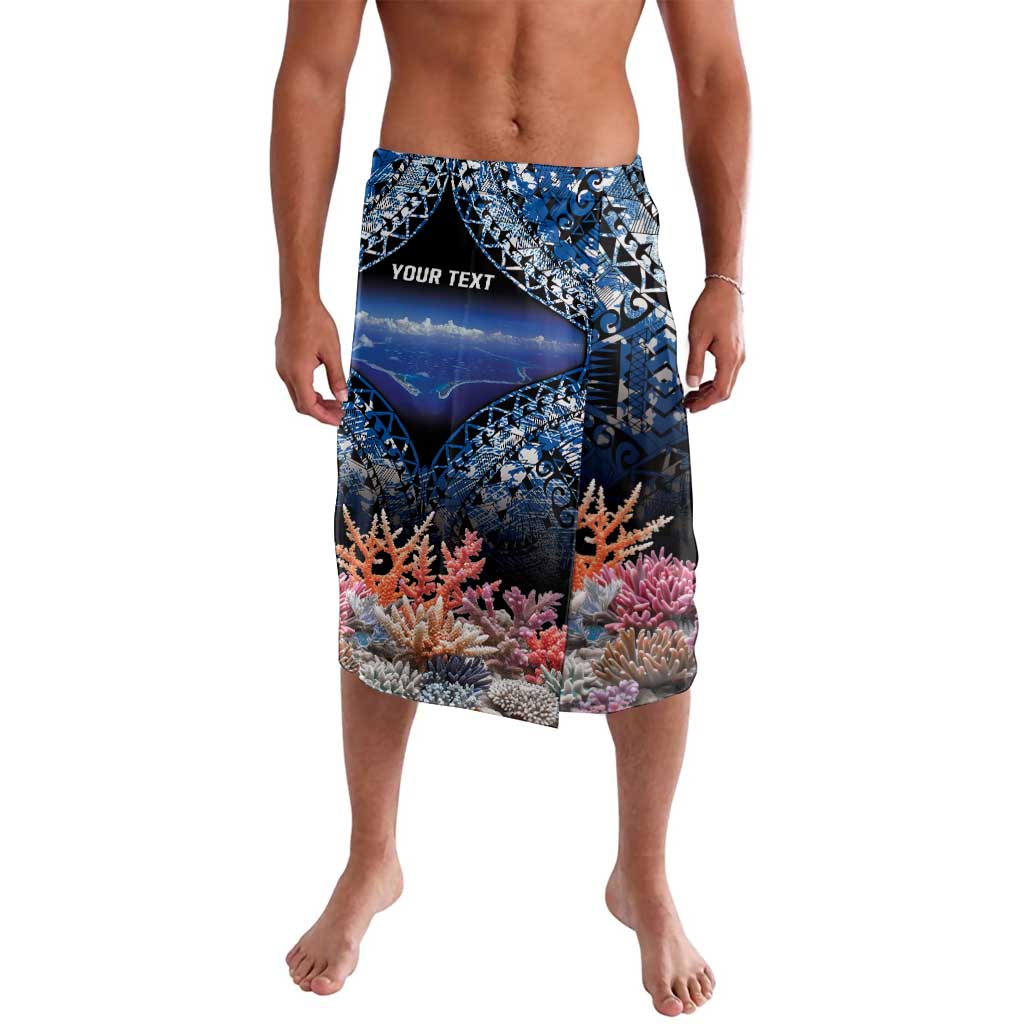 Penrhyn aka Tongareva Cook Islands Atoll Personalised Lavalava with Pacific Coral Reef Blue Vibe