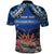 Penrhyn aka Tongareva Cook Islands Atoll Personalised Polo Shirt with Pacific Coral Reef Blue Vibe