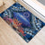 Penrhyn aka Tongareva Cook Islands Atoll Personalised Rubber Doormat with Pacific Coral Reef Blue Vibe