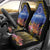 Penrhyn aka Tongareva Cook Islands Atoll Personalised Car Seat Cover with Pacific Coral Reef Gold Vibe