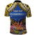 Penrhyn aka Tongareva Cook Islands Atoll Personalised Polo Shirt with Pacific Coral Reef Gold Vibe