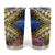 Penrhyn aka Tongareva Cook Islands Atoll Personalised Tumbler Cup with Pacific Coral Reef Gold Vibe