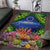 Penrhyn aka Tongareva Cook Islands Atoll Personalised Area Rug with Pacific Coral Reef Green Vibe