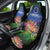 Penrhyn aka Tongareva Cook Islands Atoll Personalised Car Seat Cover with Pacific Coral Reef Green Vibe