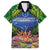 Penrhyn aka Tongareva Cook Islands Atoll Personalised Hawaiian Shirt with Pacific Coral Reef Green Vibe