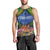 Penrhyn aka Tongareva Cook Islands Atoll Personalised Men Tank Top with Pacific Coral Reef Green Vibe