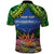 Penrhyn aka Tongareva Cook Islands Atoll Personalised Polo Shirt with Pacific Coral Reef Green Vibe