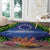 Penrhyn aka Tongareva Cook Islands Atoll Personalised Round Carpet with Pacific Coral Reef Green Vibe