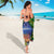 Penrhyn aka Tongareva Cook Islands Atoll Personalised Sarong with Pacific Coral Reef Green Vibe