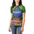 Penrhyn aka Tongareva Cook Islands Atoll Personalised Women Polo Shirt with Pacific Coral Reef Green Vibe