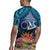 Te Ulu o te Watu Cook Islands Atoll Personalised Rugby Jersey Pukapuka Map with Pacific Coral Reef Blue Vibe