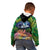 Te Ulu o te Watu Cook Islands Atoll Personalised Kid Hoodie Pukapuka Map with Pacific Coral Reef Green Vibe