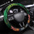 Te Ulu o te Watu Cook Islands Atoll Steering Wheel Cover Pukapuka Map with Pacific Coral Reef Green Vibe