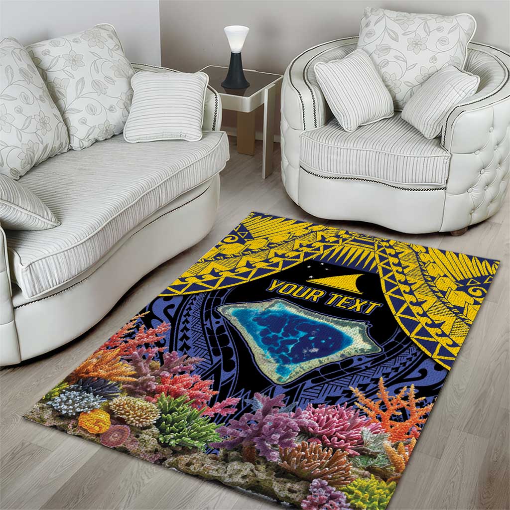 Tokelau Atafu Atoll Personalised Area Rug Pacific Coral Reef Vibe