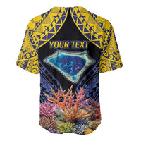 Tokelau Atafu Atoll Personalised Baseball Jersey Pacific Coral Reef Vibe