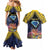 Tokelau Atafu Atoll Personalised Couples Matching Mermaid Dress and Hawaiian Shirt Pacific Coral Reef Vibe