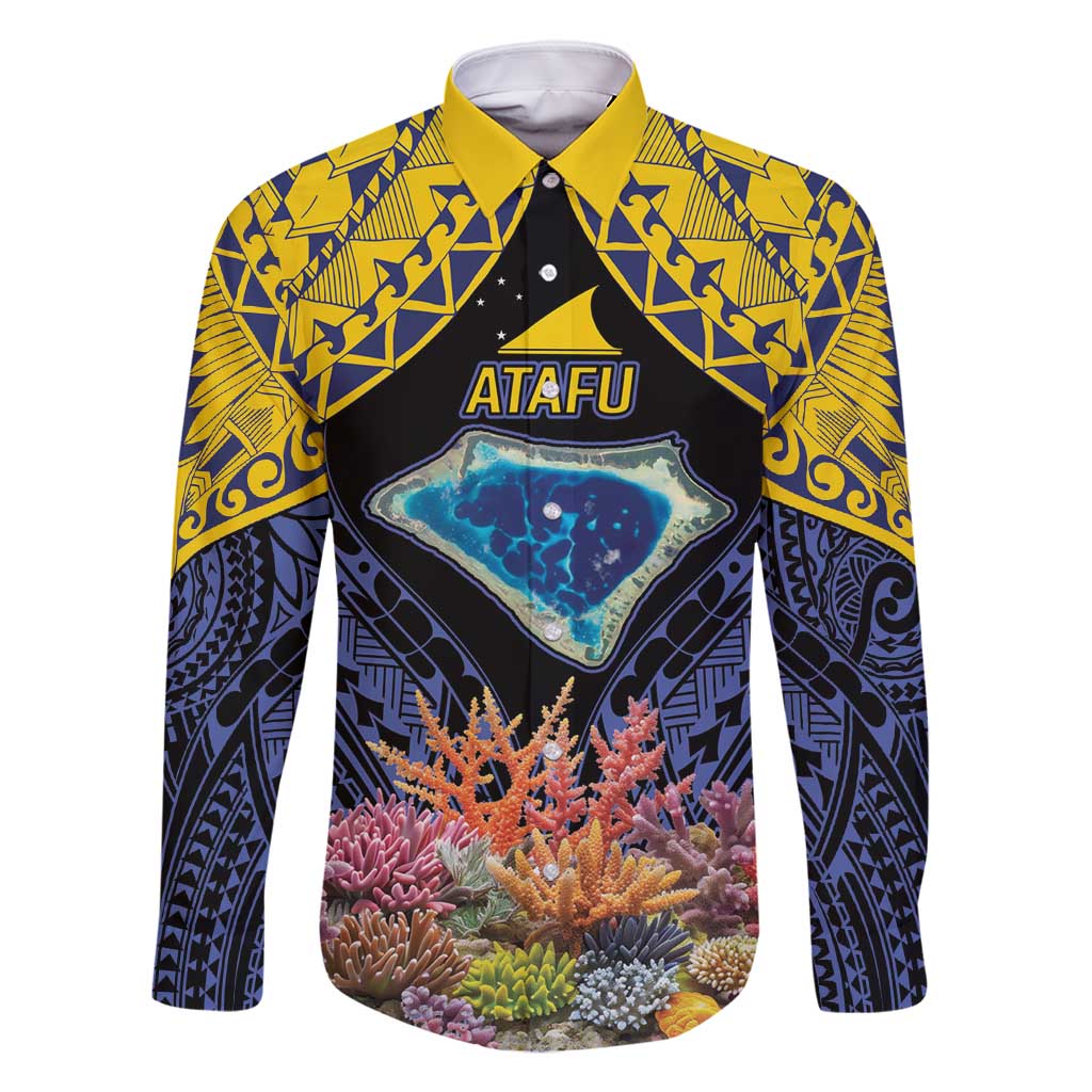 Tokelau Atafu Atoll Personalised Family Matching Mermaid Dress and Hawaiian Shirt Pacific Coral Reef Vibe