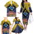 Tokelau Atafu Atoll Personalised Family Matching Off The Shoulder Long Sleeve Dress and Hawaiian Shirt Pacific Coral Reef Vibe