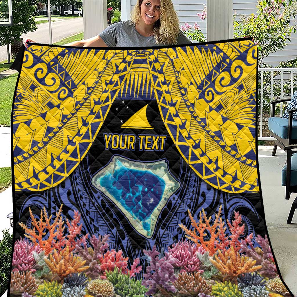 Tokelau Atafu Atoll Personalised Quilt Pacific Coral Reef Vibe