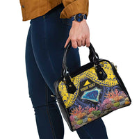 Tokelau Atafu Atoll Personalised Shoulder Handbag Pacific Coral Reef Vibe