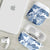 Vintage Hawaii AirPods Case Hibiscus Tapa Tribal With Hawaiian Quilt Pattern Blue - Polynesian Pride