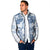 Vintage Hawaii Padded Jacket Hibiscus Tapa Tribal With Hawaiian Quilt Pattern Blue - Polynesian Pride
