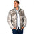 Vintage Hawaii Padded Jacket Hibiscus Tapa Tribal With Hawaiian Quilt Pattern Gold - Polynesian Pride