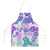 Vintage Hawaii Apron Hibiscus Tapa Tribal With Hawaiian Quilt Pattern Purple - Polynesian Pride
