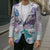 Vintage Hawaii Blazer Hibiscus Tapa Tribal With Hawaiian Quilt Pattern Purple - Polynesian Pride