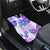 Vintage Hawaii Car Mats Hibiscus Tapa Tribal With Hawaiian Quilt Pattern Purple LT9 - Polynesian Pride