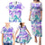 Vintage Hawaii Family Matching Puletasi Dress and Hawaiian Shirt Hibiscus Tapa Tribal With Hawaiian Quilt Pattern Purple LT9 - Polynesian Pride