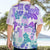 Vintage Hawaii Hawaiian Shirt Hibiscus Tapa Tribal With Hawaiian Quilt Pattern Purple LT9 - Polynesian Pride