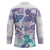 Vintage Hawaii Hockey Jersey Hibiscus Tapa Tribal With Hawaiian Quilt Pattern Purple - Polynesian Pride