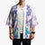 Vintage Hawaii Kimono Hibiscus Tapa Tribal With Hawaiian Quilt Pattern Purple - Polynesian Pride