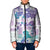 Vintage Hawaii Padded Jacket Hibiscus Tapa Tribal With Hawaiian Quilt Pattern Purple - Polynesian Pride