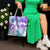 Vintage Hawaii Tote Bag Hibiscus Tapa Tribal With Hawaiian Quilt Pattern Purple - Polynesian Pride