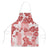 Vintage Hawaii Apron Hibiscus Tapa Tribal With Hawaiian Quilt Pattern Red - Polynesian Pride