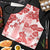 Vintage Hawaii Apron Hibiscus Tapa Tribal With Hawaiian Quilt Pattern Red - Polynesian Pride