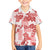 Vintage Hawaii Family Matching Puletasi Dress and Hawaiian Shirt Hibiscus Tapa Tribal With Hawaiian Quilt Pattern Red LT9 Son's Shirt Red - Polynesian Pride