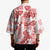 Vintage Hawaii Kimono Hibiscus Tapa Tribal With Hawaiian Quilt Pattern Red - Polynesian Pride