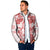 Vintage Hawaii Padded Jacket Hibiscus Tapa Tribal With Hawaiian Quilt Pattern Red - Polynesian Pride