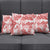 Vintage Hawaii Pillow Cover Hibiscus Tapa Tribal With Hawaiian Quilt Pattern Red - Polynesian Pride