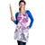 Vintage Hawaii Apron Hibiscus Tapa Tribal With Hawaiian Quilt Pattern Violet - Polynesian Pride