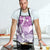 Vintage Hawaii Apron Hibiscus Tapa Tribal With Hawaiian Quilt Pattern Violet - Polynesian Pride
